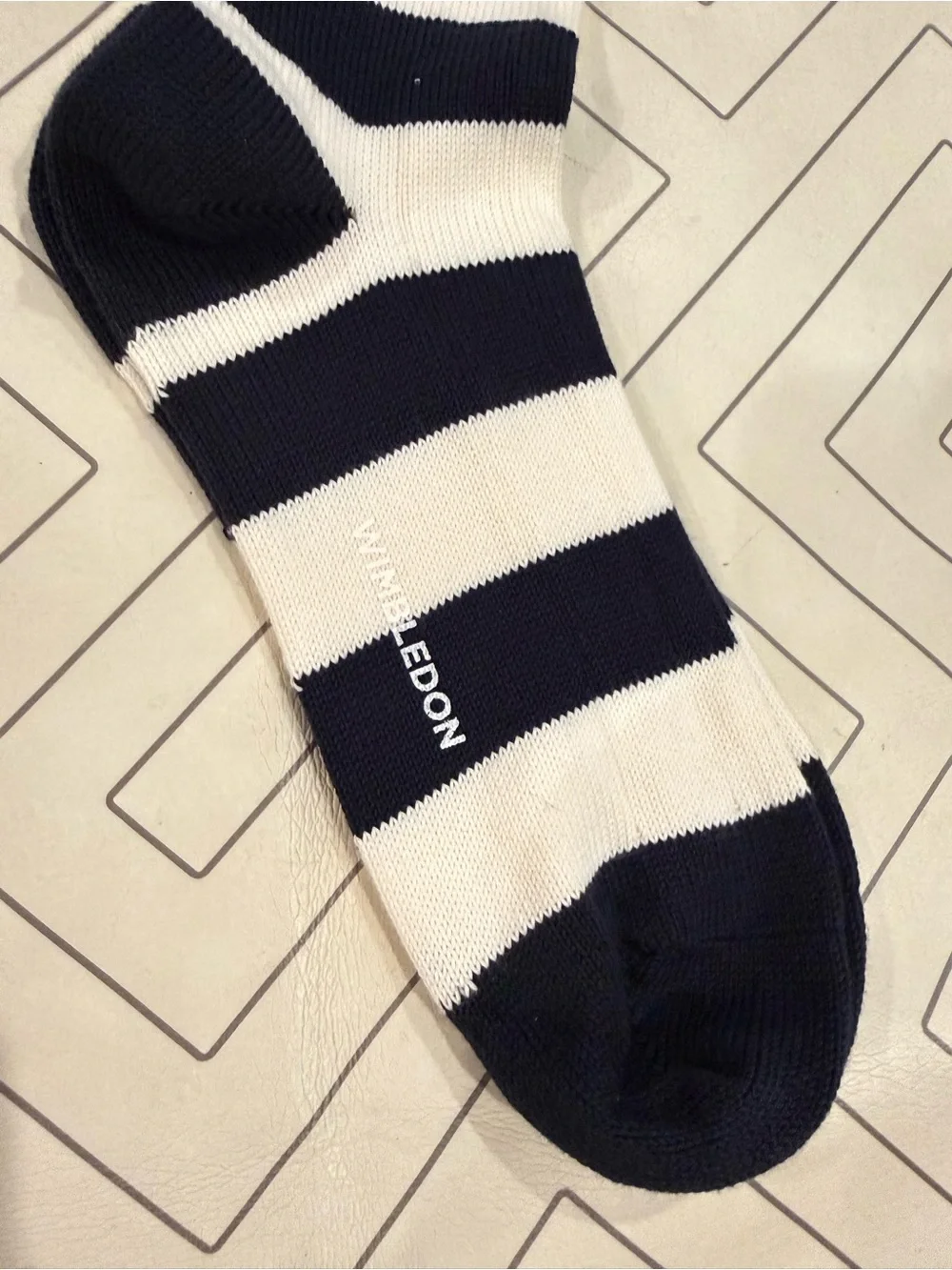 New Wimbledon Striped Socks